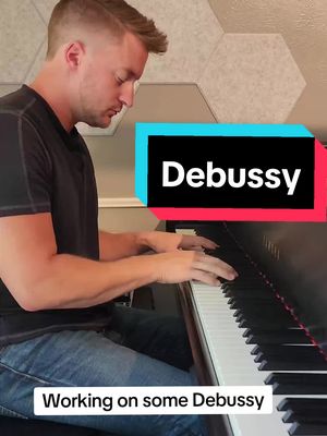 A post by @charlescornellstudios on TikTok caption: Been playing a lot more "classical" lately, trying to work on technique (technically, this is Impressionist, not clasical but whatever, that's for nerrrrrds). This is a work in progress version of Debussy's Doctor Gradus ad Parnassum #piano #musictok #debussy #pianocover #piano #classicalmusic #classical 