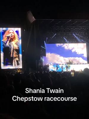 A post by @melcg2020 on TikTok caption: Go on Shania #music #shaniatwain #shania #musictok #Wales #chepstow #chepstowracecourse #fyp #foryou #foryoupage 