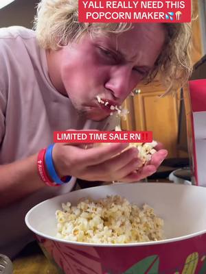 A post by @smackindeals on TikTok caption: Get IT NOW! Summer deals all day baby‼️🍿 #popcorn #Summer #sale #movies #popcornmaker 