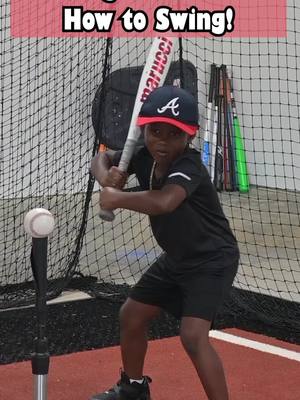 A post by @d.r.hitting on TikTok caption: Easy way to train a T-Baller! - #fyp #MLB #baseball #softball #mlbbcreatorcamp more #softball #mentalcoaching #beisbol