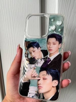 A post by @madebymesellyd on TikTok caption: gaaahly i love making phone cases really love how this cade turned out too! Definitely enjoy being back on the custom case grind! Atinys are ypu excited for the tour to begin here in the US!?!? #kpop #ateez #choisan #kpopstan #kpopaccessories #ateezsan #ateeztowardsthelight #kpopdeco #phonecases 