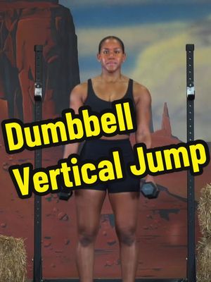 A post by @rodeoathletic on TikTok caption: Rodeo Tutorial: Dumbbell Vertical Jump #RodeoAthleticClub #RodeoIsAGym 