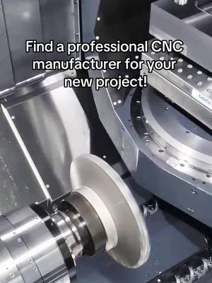 A post by @richconncnc on TikTok caption: #cncmachining #customparts #customparts #precisionmachining #metalparts #cncturning #cncmilling #metalwork #manufacturing #foryou 