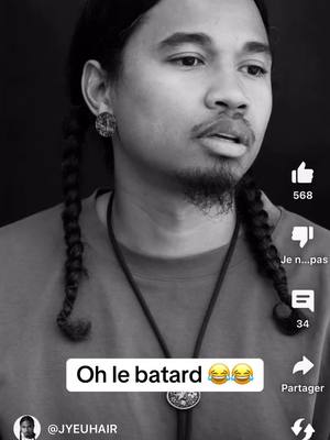 A post by @rapversusrealite2 on TikTok caption: Jyeuhair repond 😬#foryou #jyeuhair 