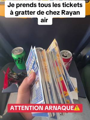 A post by @anthonrl on TikTok caption: Grosse arnaque RyanAir, ne prennez jamais leur tickets a gratter #ryanair 