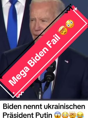 A post by @bestofffacts on TikTok caption: Biden nennt Selenskyi Putin 🥴 #biden #usa #trump #president #fyp #foryoupage 