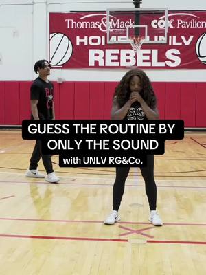 A post by @unlvrgandco on TikTok caption: watch the whole thing 😭😭 #collegedance #collegesports #unlv 