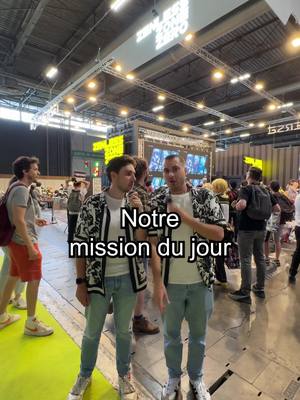 A post by @arthurandsimon on TikTok caption: On a finalement trouvé le meilleur cosplay de la Japan expo Paris 2024 😍🔥  #Zenless0704  #zzzero #zenlesszonezero #japanexpo2024luxembourg 