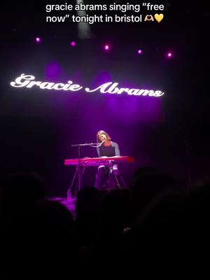 A post by @finnhwtn on TikTok caption: best night ever #gracieabrams #bristol #thesecretofus #fyp 