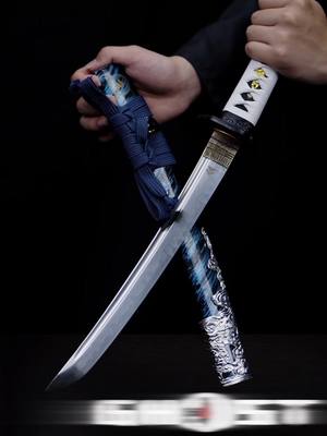 A post by @longquansword on TikTok caption: #ghostoftsushima #katana #tanto #sword #blade #fypage 