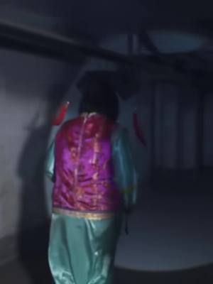 A post by @funnyfamily.tt on TikTok caption: The first round of hide-and-seek by the Ghost Brother team has started. The winning team will share 50,000 yuan. #funny #lol #prank