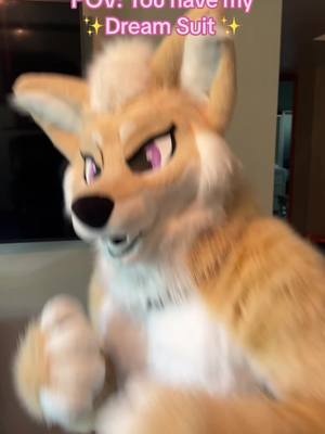 A post by @chibbytheshibainu on TikTok caption: Theres just so manu suits i want 🖐️👁️👁️🤚 #furries #fursuiter #furry #furryfandom #furrycommunity #furrytiktok #fursuit 