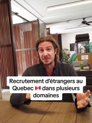 A post by @sansdiplomecanada on TikTok caption: Recrutement d’étrangers au Quebec 🇨🇦 dans plusieurs domaines. #offreemploi #jobcanada #travailleraucanada #siteemploicanada #vivreaucanada #permisdetravail #sansargent #educational #pourtoi #fyp 