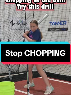 A post by @d.r.hitting on TikTok caption: Stop CHOPPING!  - - [ ] #fyp #MLB #baseball #softball #mlbbcreatorcamp #softball #mentalcoaching #beisbol 