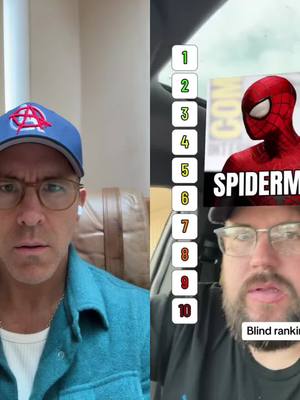 A post by @vancityreynolds on TikTok caption: #duet with @ETJustme #blindranking  Ok, but where do we rank Howard the Duck? #DeadpoolAndWolverine 