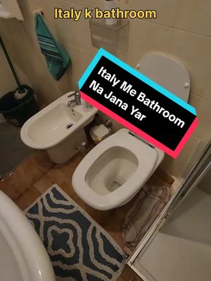 A post by @ooperwalaybhai on TikTok caption: Italy Me Bathroom Na Jana Yar #italy #bathrooms #toilet #pottytraining #travelblogger #travelling #uk #Pakistan #India #indian #desi #britishpakistani #british 