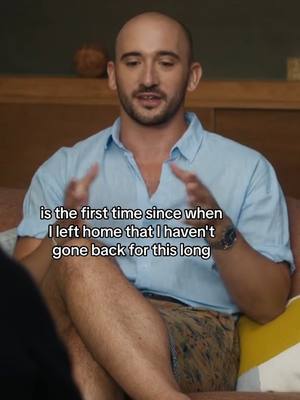 A post by @couplestherapyshowtime on TikTok caption: Dr. Orna discusses distance with Gianni and Matthew 📍 #CouplesTherapy #lgbt #Love #dating #sobriety #realitytv