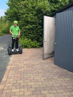 A post by @universesciencepark on TikTok caption: It was hard😂.  Det tror vi virkelig ikke. #segway #dontaskmehowididit #feride 