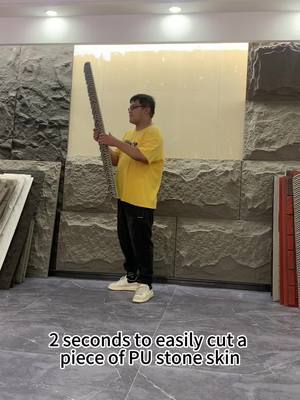 A post by @ceramictile___ on TikTok caption: pu stone wall panel#tile #pustone #buildingmaterial #designer #factory #interiorDesign #exteriordesign #manufacturer #chinesefactory @Pustone 