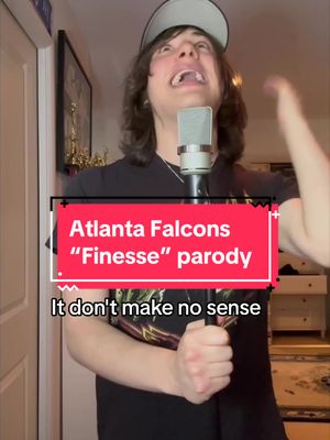 A post by @chris___pollack on TikTok caption: Comment what team I should do next! #fyp #foryou #sports #nfl #falcons #music #football #parody #funny #comedy #viral #singing #dirtybirds #atlantafalcons 