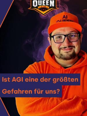 A post by @theaiqueendc on TikTok caption: Ist AGI einer grössten Gefahren für unsere Gesellschaft?? 