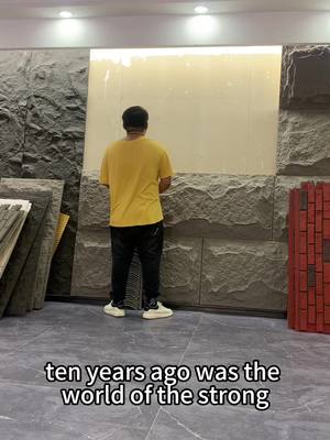 A post by @ceramictile___ on TikTok caption: pu stone wall panel#tile #pustone #buildingmaterial #designer #factory #interiorDesign #exteriordesign #manufacturer #chinesefactory @Pustone 