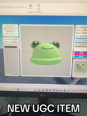 A post by @comfysunday on TikTok caption: Shop on roblox to wear!! #roblox #robloxfyp #dresstoimpress #frog #cuterobloxhat #robloxedit 