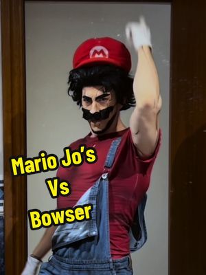 A post by @eothencosplay on TikTok caption: Bowser voy a por ti!! 🫵😡 #supermario #mariobros #nintendo #jojos #jojopose #jjba #bowser #cosplay #jojosbizarreadventure 