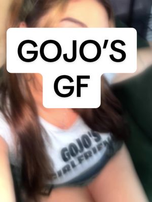 A post by @babyblitz.co on TikTok caption: Gojo’s Girlfriend Tees launching this saturday at 2:22pm pst ❤️ #mamushi #otakugirl 