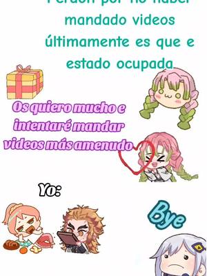 A post by @ilenia_muichiro on TikTok caption: Os quiero muchísimooo #anime #osquiero💕  #otakusiempre 