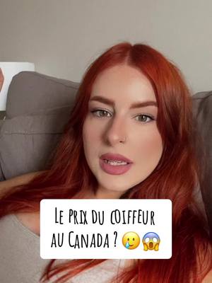 A post by @clara_lesr on TikTok caption: Go vendre un rein pour couper ses pointes #canada #france #ontario #immigration #francevscanada #toronto #quebec #expat #pvt #woman #hair #prix #coiffeur 