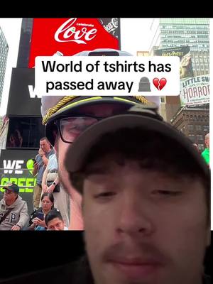 A post by @kdogart on TikTok caption: World of tshirts has passed away #trending #mrbeast #worldoftshirts #fypage #greenscreen 