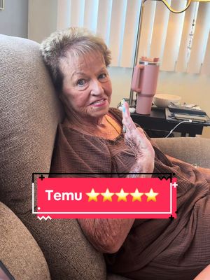 A post by @babevila on TikTok caption: @Temu sassy grandma loves her fit 😉 #temu #temuhaul #temutrends #glamma #sassygrandma 