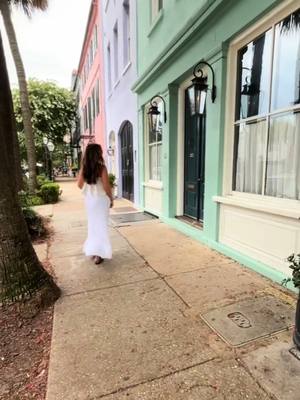 A post by @meshalarose on TikTok caption: obsessed with life 🫶🏻 #girlstrip #charlestonsc #charleston #thingstodoincharleston #collegelife #summerbreak #vacayinspo #summeroutfitinspo #bikinicoverup #summervibes #rainbowrow #saltwatercowboys #follybeach #cypressgardens #thenotebook 