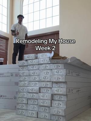 A post by @petroutv on TikTok caption: Remodeling my house week 2 