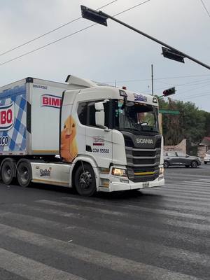 A post by @trucks_mex57 on TikTok caption: Scania 460R Marinela (CDM) 💙🪿 #trucksmex #traileroscachimberos #trailerosdecorazon #Bimbo #Marinela 