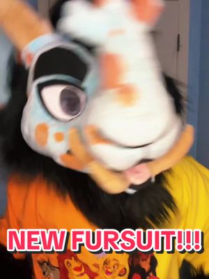 A post by @lionboytank on TikTok caption: Introducing Reyes the Elephantbeetle-Dragon! Im so honored to now own this suit which was gifted to me by @Bou.Berry as a birthday gift!  Super excited to make content with this guy! 🪲🐲 {#furry #fursuit #furryfandom #furrytiktok #fypシ}