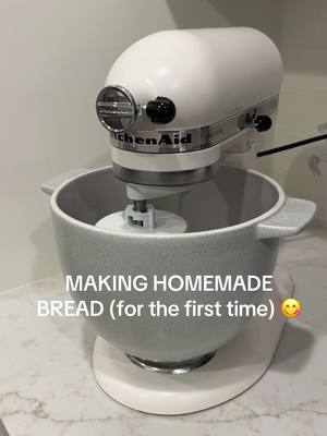 A post by @golfergal on TikTok caption: I love my KitchenAid bread bowl!!! Not bad for a first attempt. It’s delicious #kitchenaid #bread #homemadebread #standmixer #makingbread #baking #foryou 