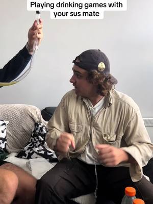 A post by @rufusdaily on TikTok caption: @ballsy. Finally - a drinking game approved by Throb Marley. Cop it now. #ad #fyp #foryou #uni #sketch  #comedy #university 