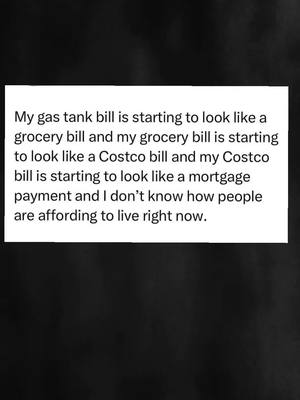 A post by @anna.kovalsky on TikTok caption: Few years ago 2 people could spend $600 for food per month and it was more than enough. Now $600 is one visit to Costco for 2 weeks #payment #costco #mortgage #gas #bills #struggle #costofliving 