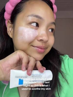 A post by @jolsie_ on TikTok caption: @LaRochePosayUS cicaplast baume b5 to the rescue whenever my skin gets irritated with retinol  #larocheposay #cicaplastbaumeb5 #skincare #skincaretips #skincaretok #irritatedskin #fyp 