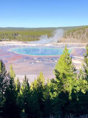 A post by @ourrvtravels on TikTok caption: Yellowstone ❤️ #travel #traveltiktok #traveling #travellife #nature #wyoming #yellowstone #rvlife #camperlife #