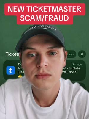 A post by @hendryblom on TikTok caption: This is so weird. Be aware if you have tickets in your account and if this happened to you please let me know.  #ticketmaster #scam #scammeralert #fraud #help #bleachers #nikkiglaser @Ticketmaster @Ticketmaster USA @bleachers @NikkiGlaser #greenscreen 