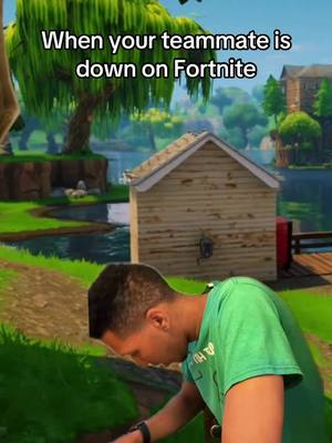 A post by @theycalledmeat on TikTok caption: #greenscreen that’s how I feel my teammate is down on Fortnite 😂😜 #fyp #foryoupage #foryou #pov #treanding #videogames #fortnite #MoodSwings #teammatesbelike #imbackagain #omgchallenge #fypシ゚viral #funnyvideos #viral #player #4u #teammatedown 