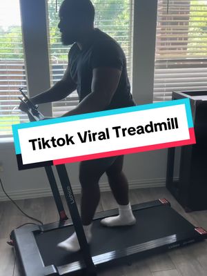 A post by @thesoulcrave on TikTok caption: Grab your portable treadmill ASAP! In this Texas heat we’re going to hit our 10,000 steps inside and have a time doing it too 😂 #tiktoktreadmill #12345678 @Cord and the Kitchen #fitnessmotivation #bigbackreversal