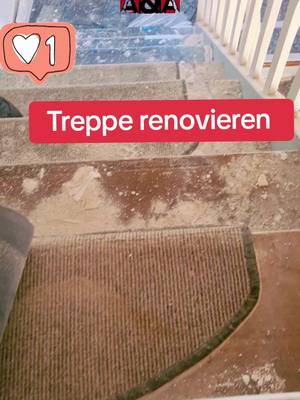 A post by @aa.baudekoration on TikTok caption: #Treppe renovieren  #A &A Baudekoration  #innenausbau #foryoupage 