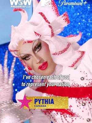 A post by @pythia.queen on TikTok caption: Start your engines! 🌎 Here's your first look at #GlobalAllStars 🏁 @rupaulsdragrace #GlobalAllStars premieres August 16: 🇺🇸 @mtv and @paramountplus 🇨🇦 @cravecanada 🌎 @wowpresentsplus worldwide ex. USA and Canada, @paramountplus in select countries & regions@RuPaul’s Drag Race @MTV @Paramount+ 