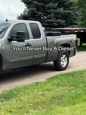 A post by @johndeerelover06 on TikTok caption: Its About Time I Guess #duramax #chevy #silverado #1500 #2500 #diesel #trucktok #farmer 