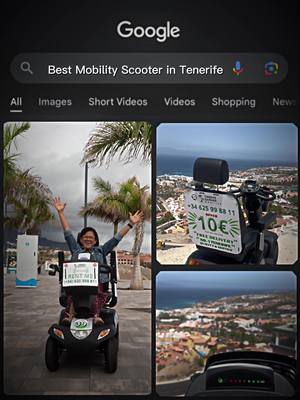 A post by @tinerfemobility on TikTok caption: Rent Mobility Scooters ⚡️ Free Delivery ✅ 📞📩