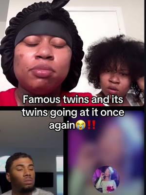 A post by @teapage444 on TikTok caption: They just all need to stay away from the it’stwins atp😭🤦🏾‍♀️ #famoustwins #itstwins #messymaj